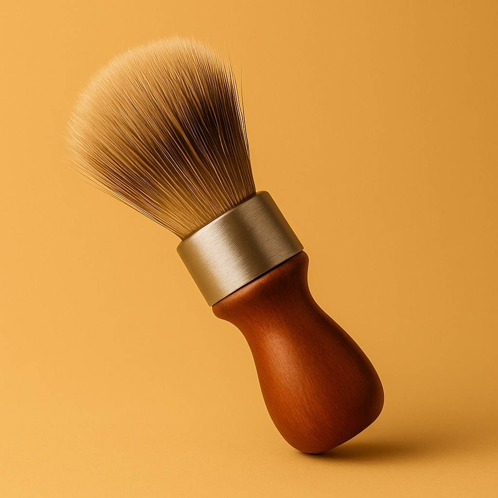 Aussie Glow application brush — soft-bristle leather brush